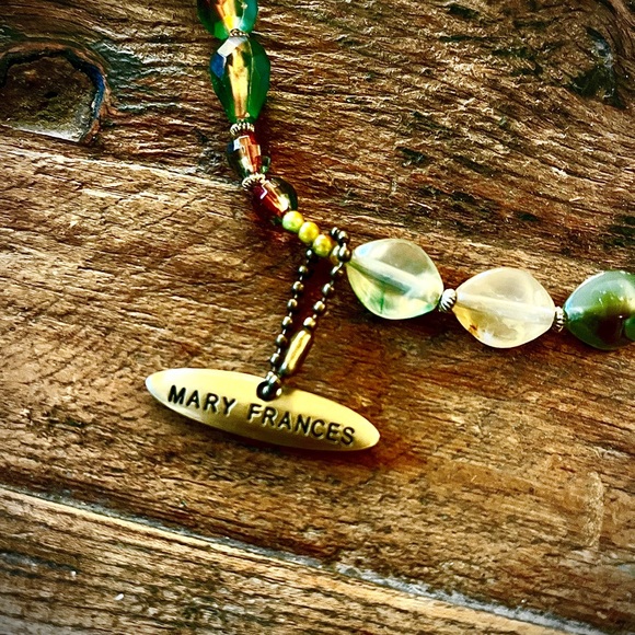 Mary Frances Floral Fabric and Beaded Purse - Picture 5 of 6